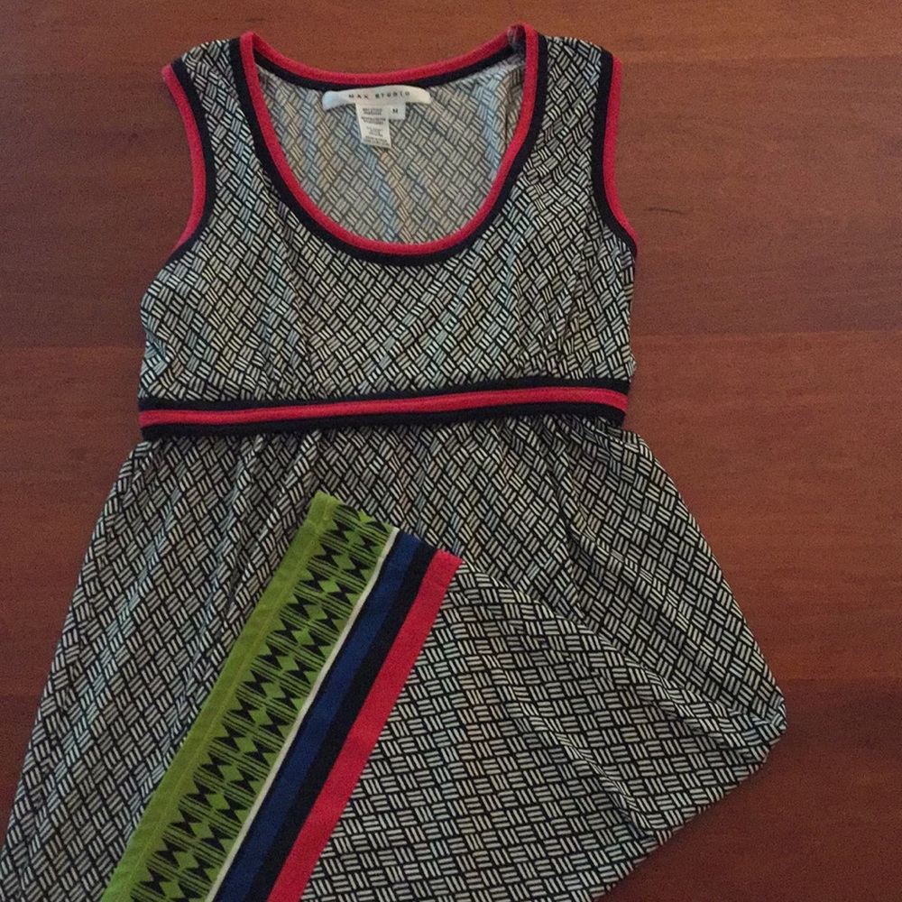 Vintage Max Studio print dress